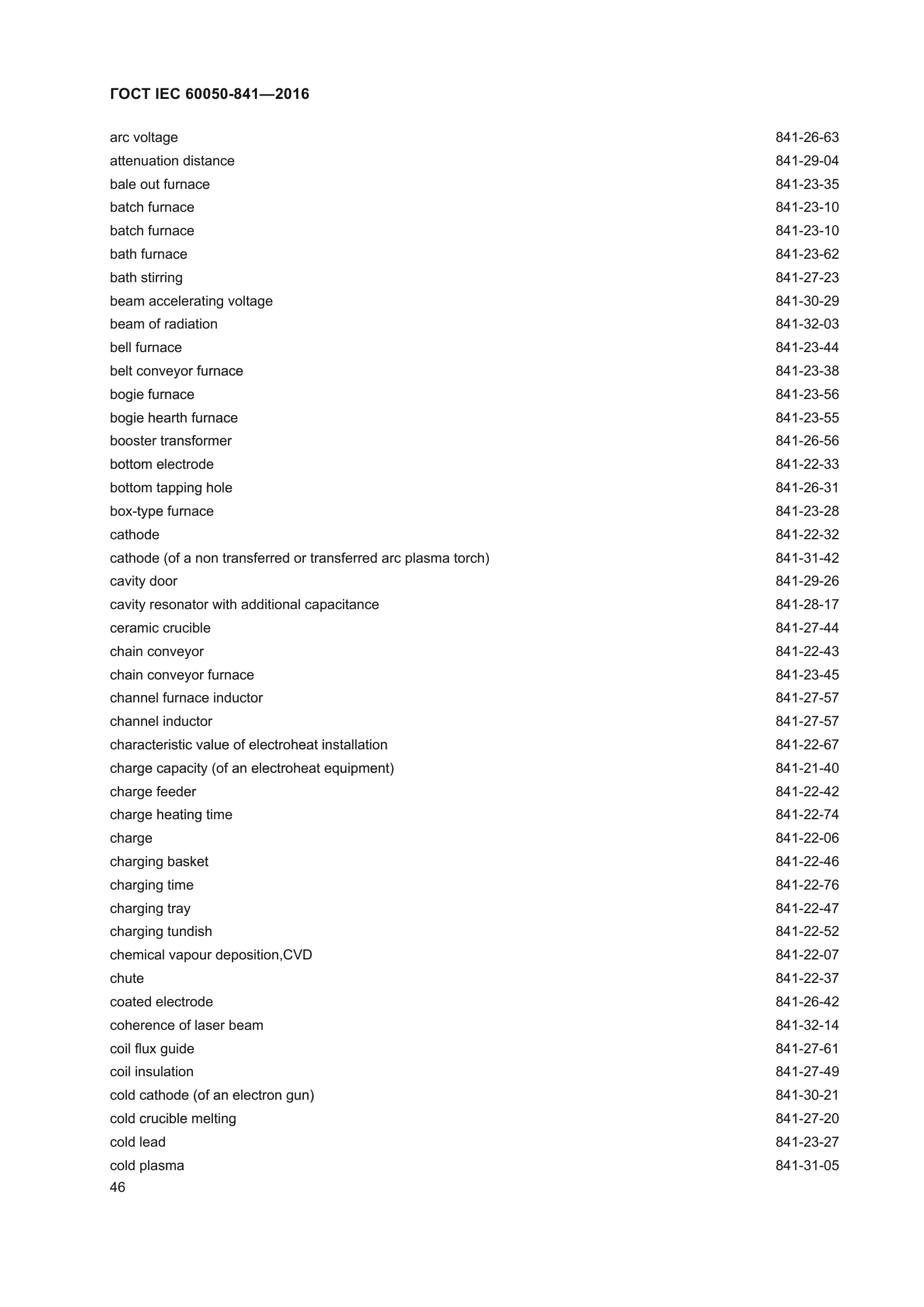 ГОСТ IEC 60050-841-2016