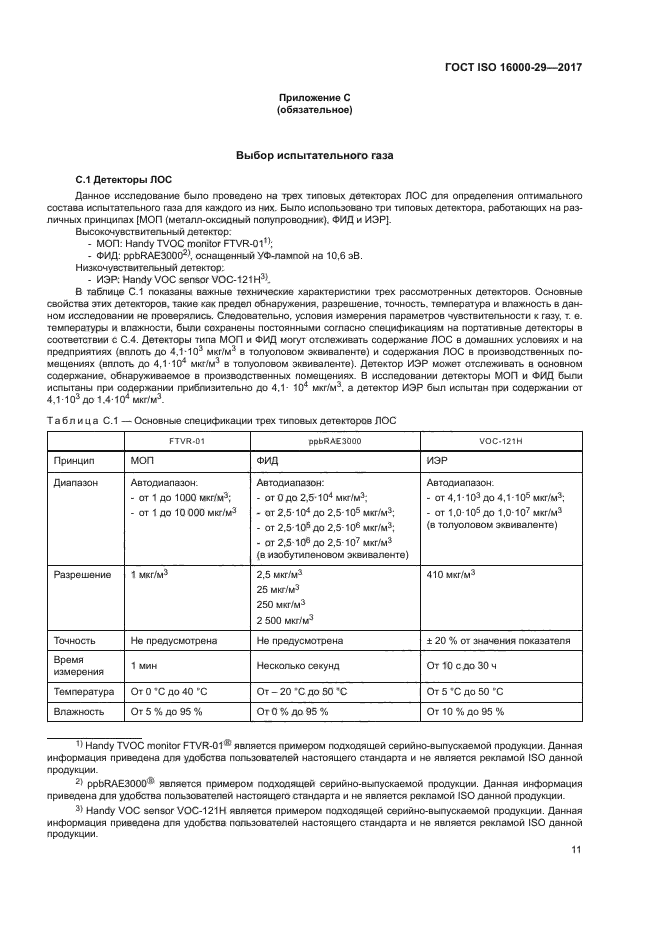 ГОСТ ISO 16000-29-2017