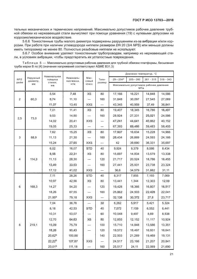 ГОСТ Р ИСО 13703-2018