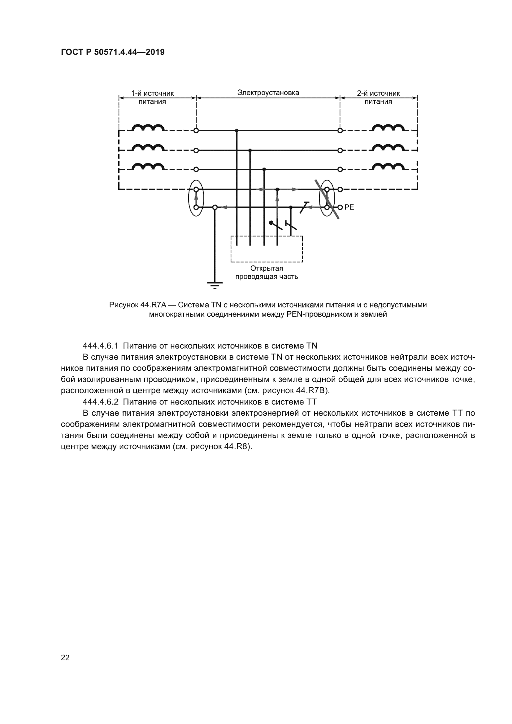 ГОСТ Р 50571.4.44-2019