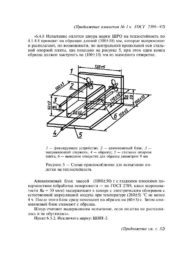 Изменение №1 к ГОСТ 7399-97