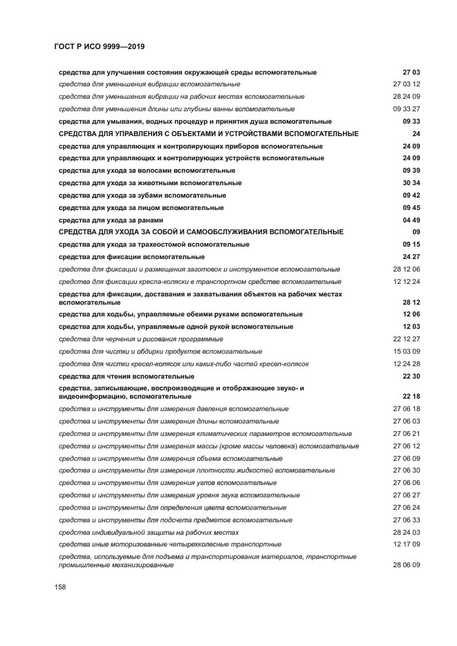 ГОСТ Р ИСО 9999-2019