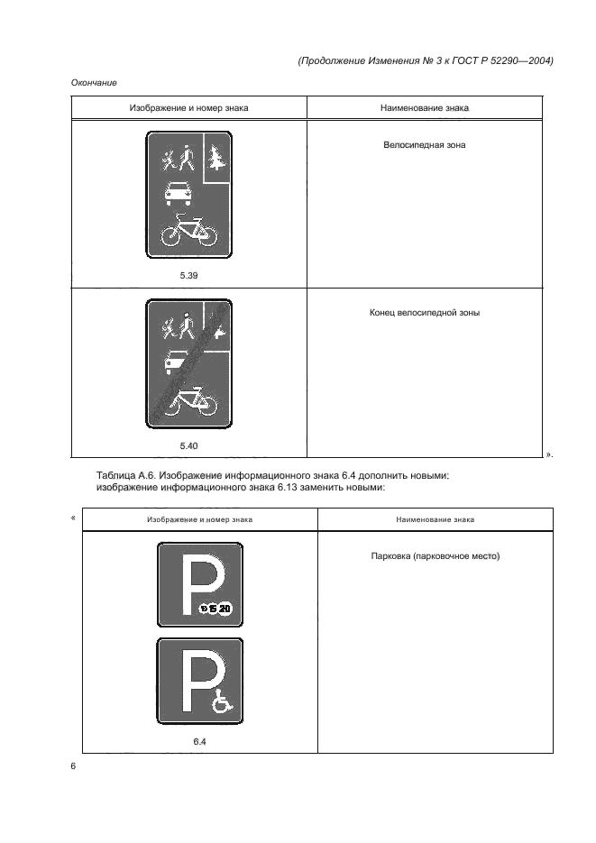 Изменение №3 к ГОСТ Р 52290-2004