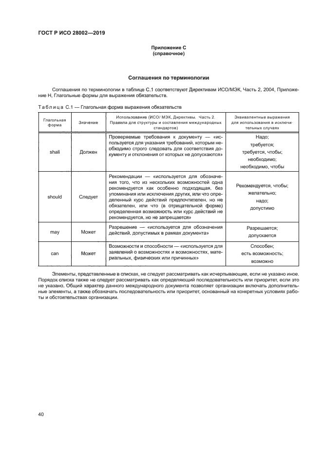 ГОСТ Р ИСО 28002-2019