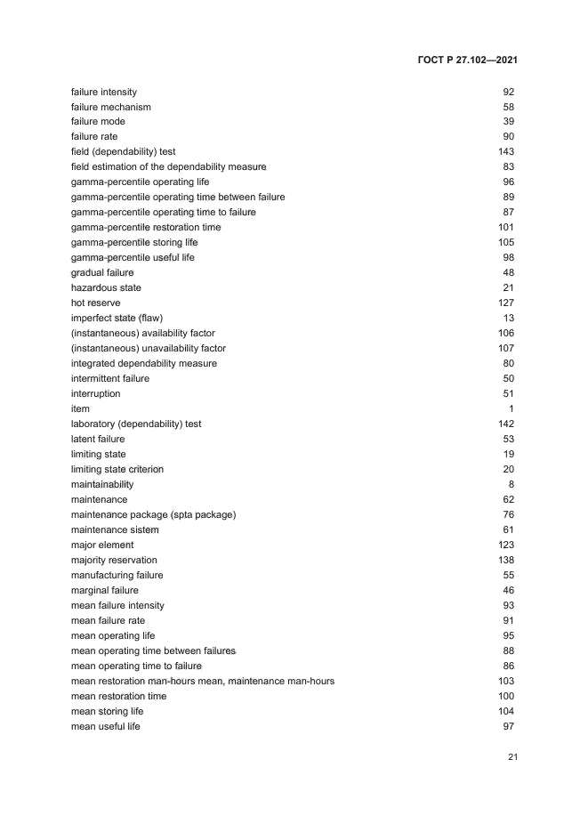 ГОСТ Р 27.102-2021