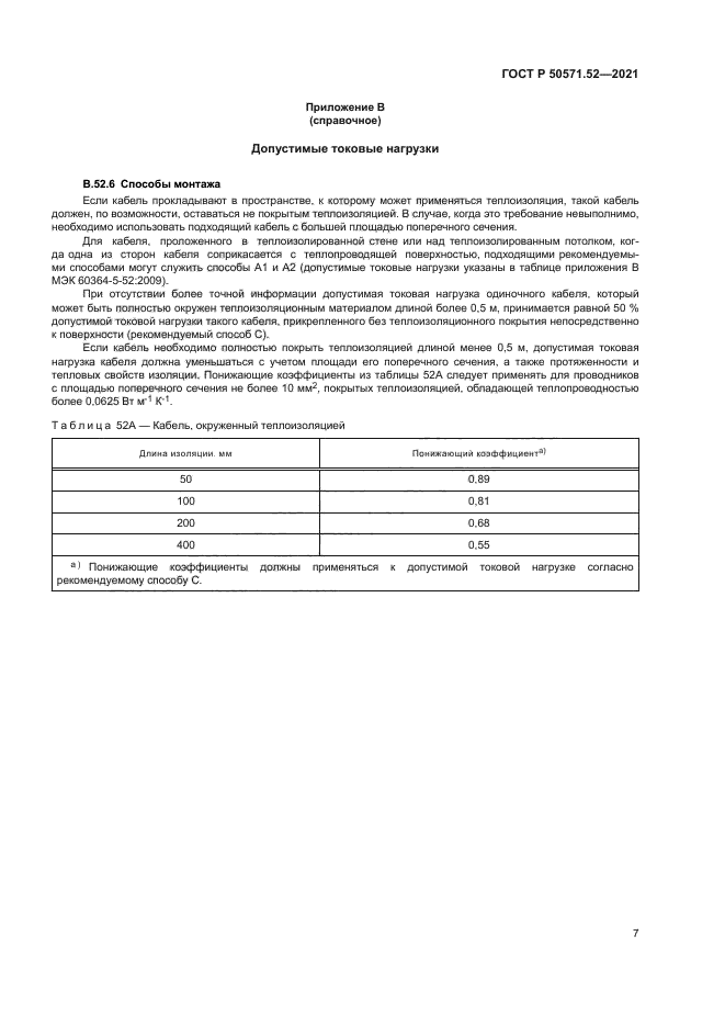 ГОСТ Р 50571.52-2021