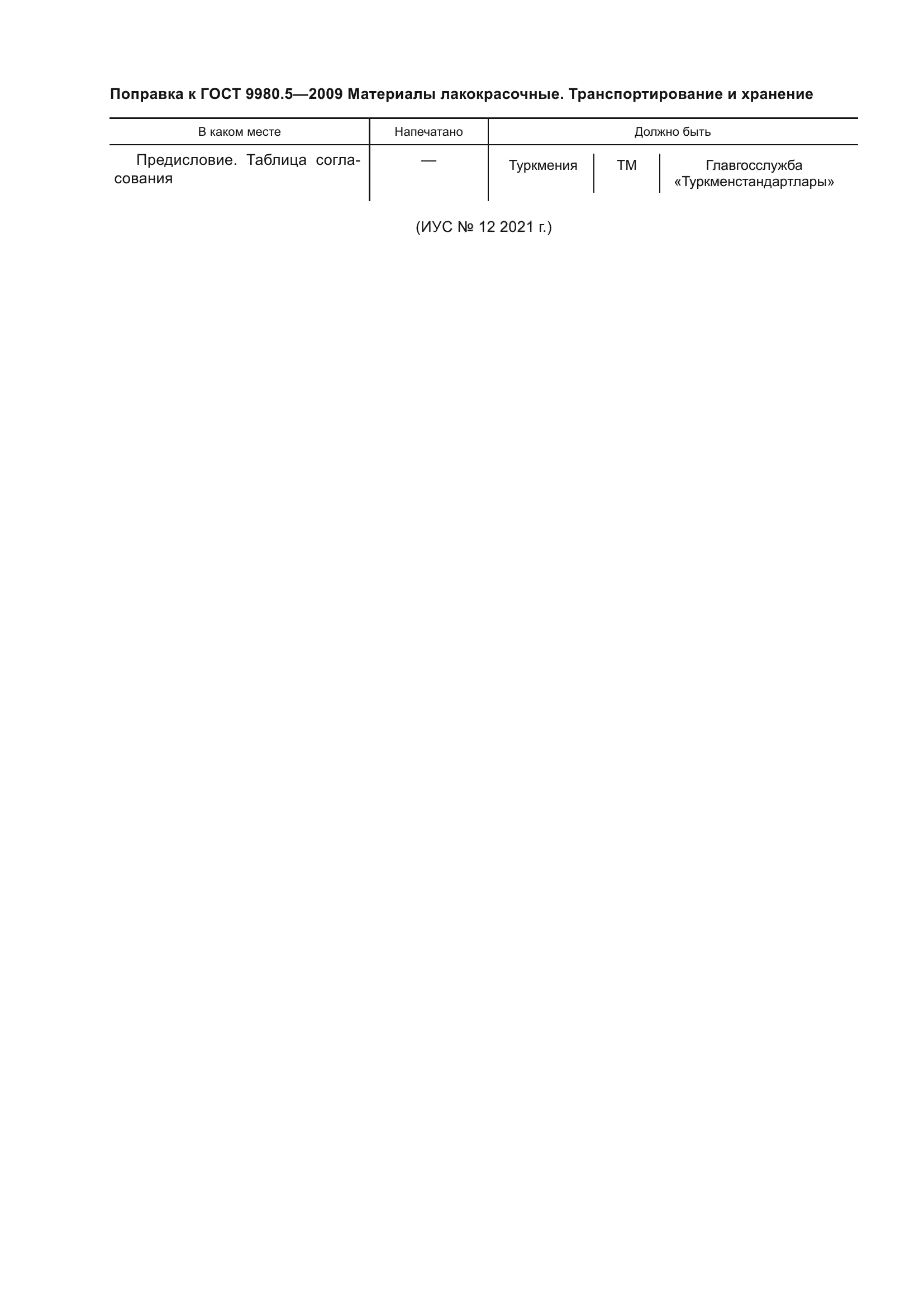 Поправка к ГОСТ 9980.5-2009