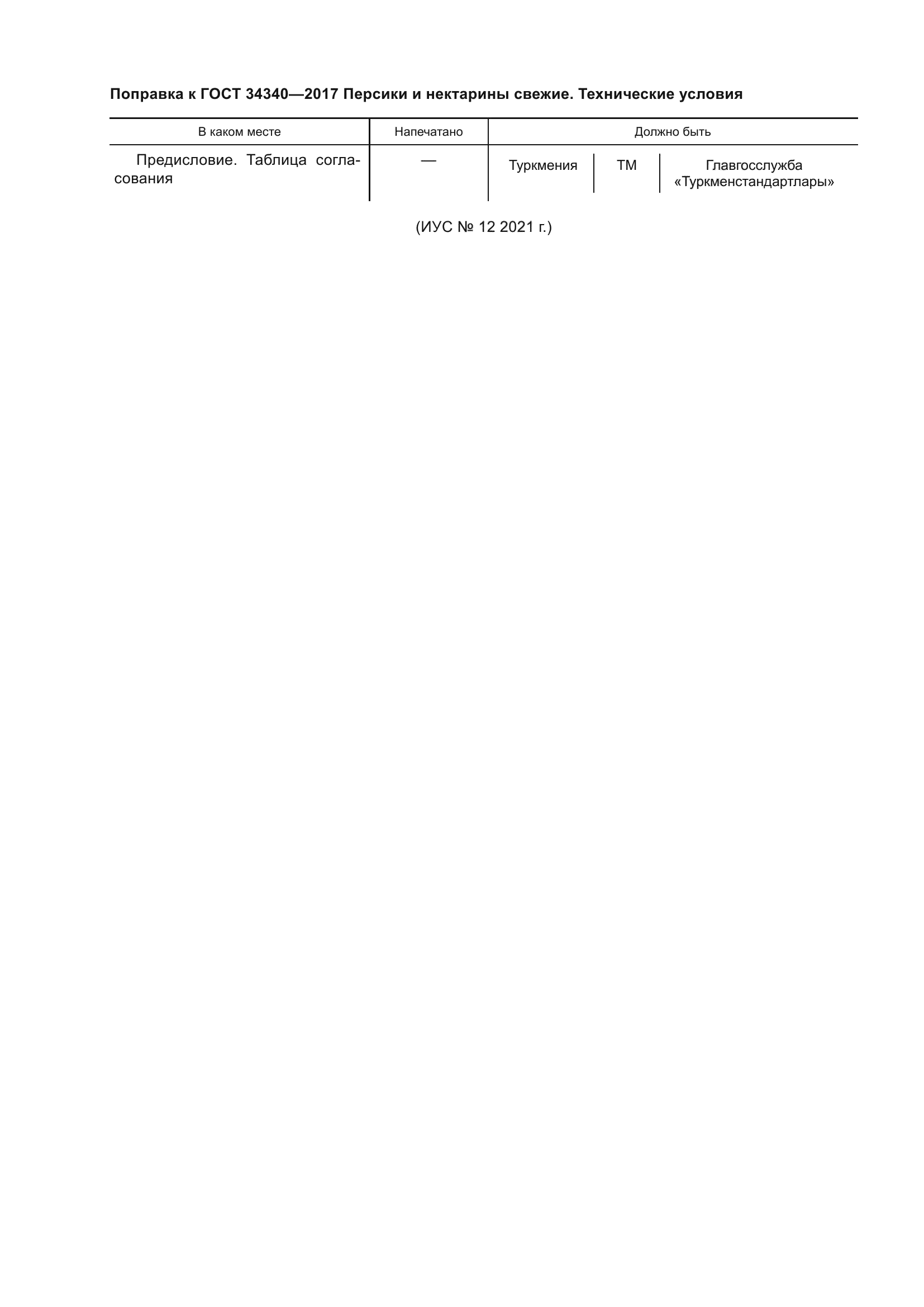 Поправка к ГОСТ 34340-2017