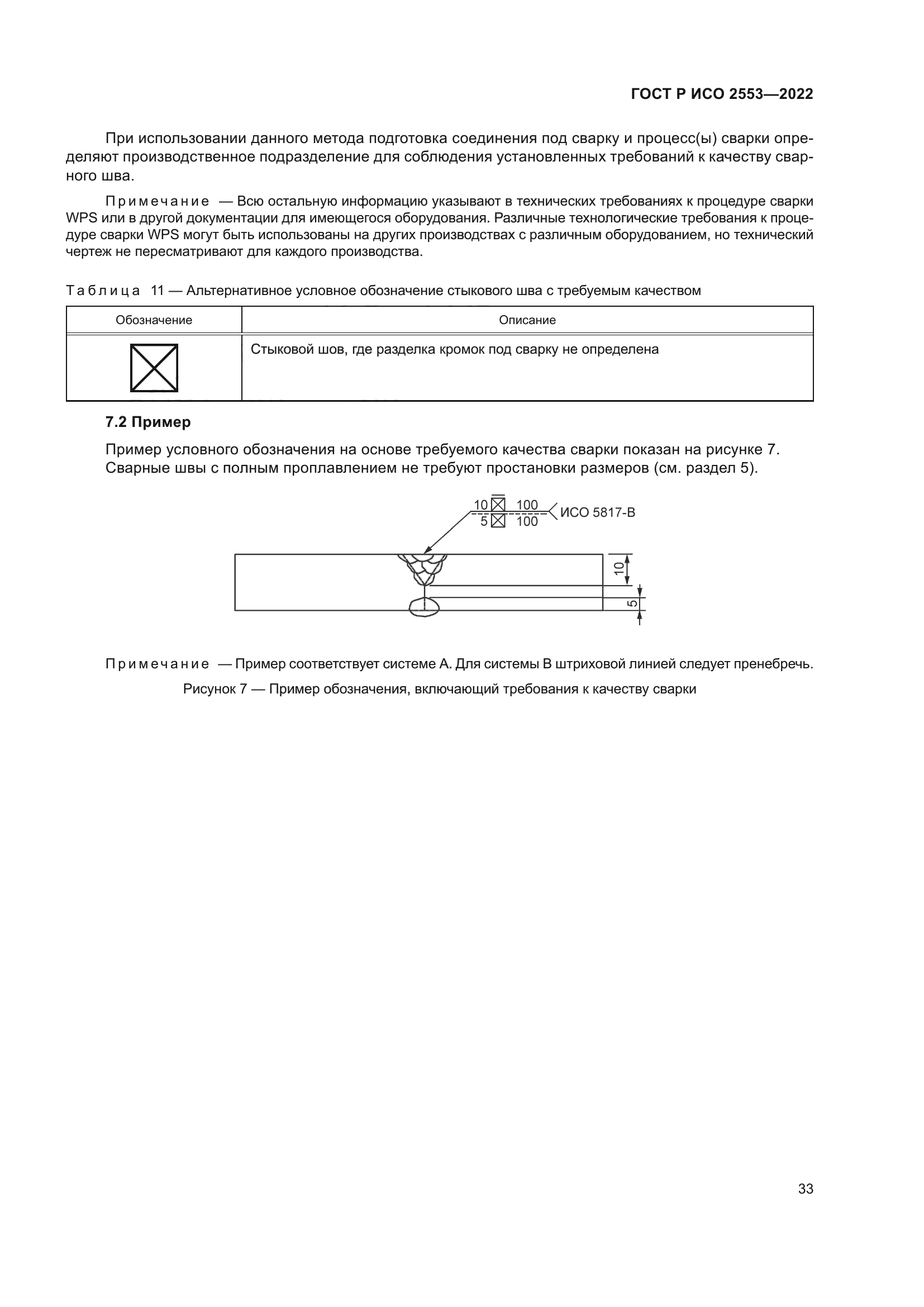 ГОСТ Р ИСО 2553-2022