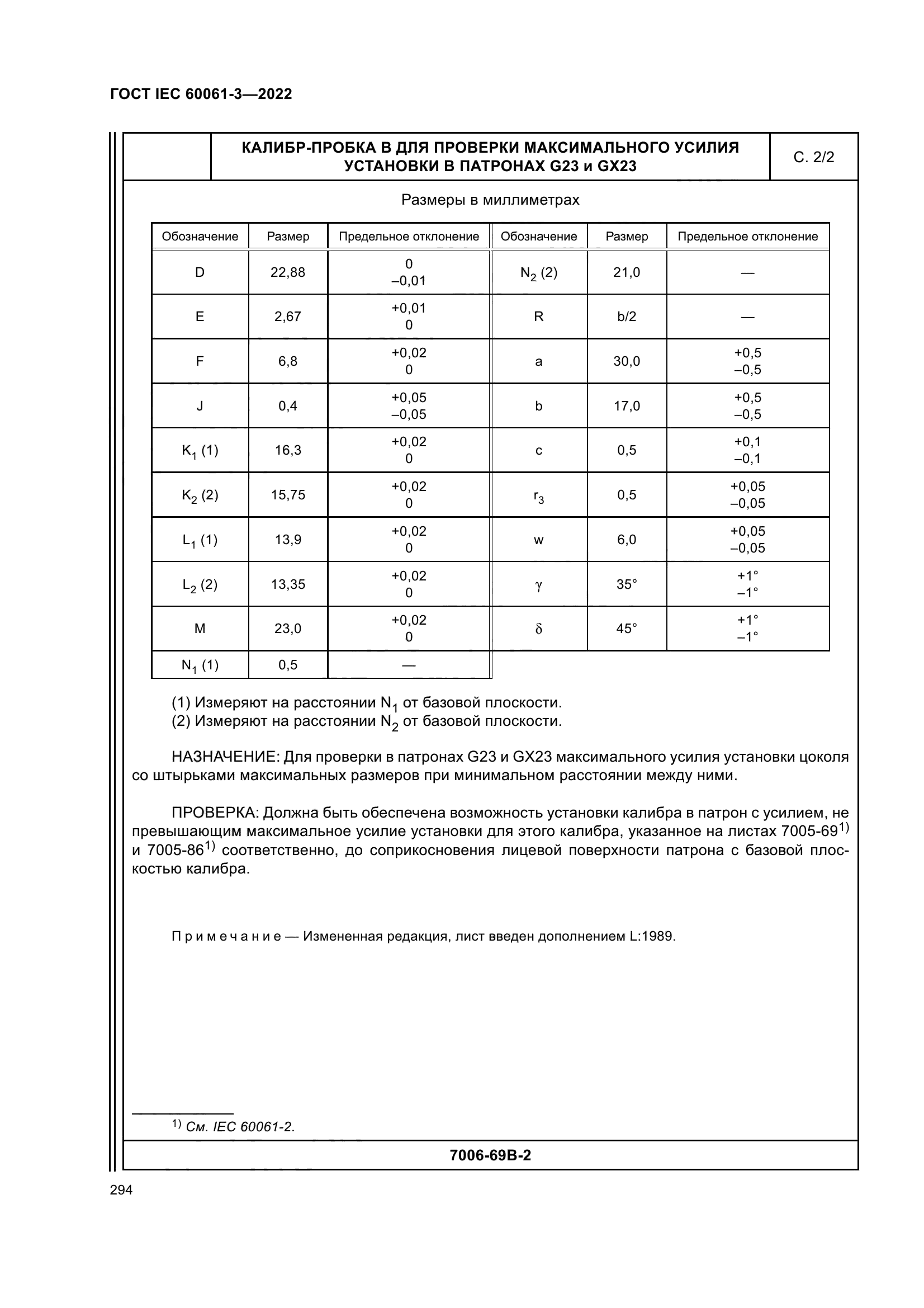 ГОСТ IEC 60061-3-2022