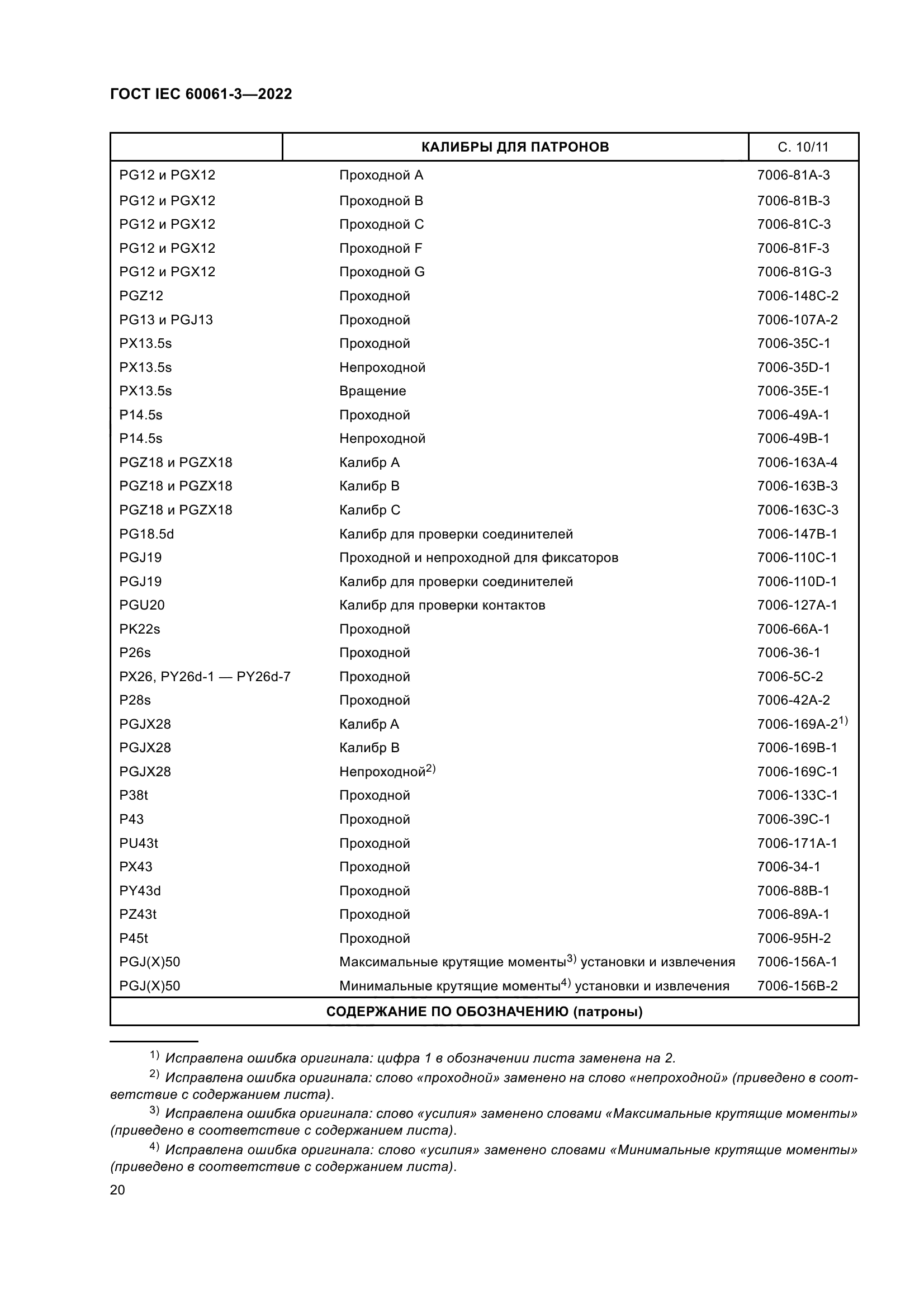 ГОСТ IEC 60061-3-2022