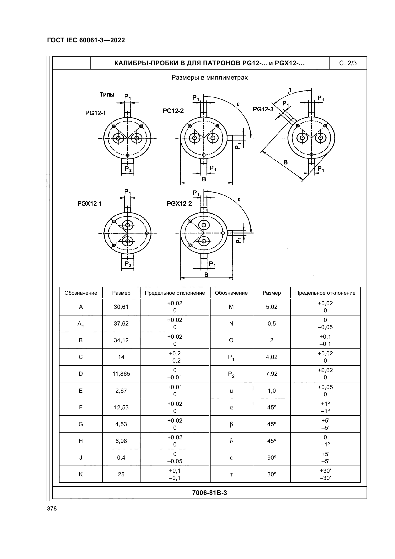 ГОСТ IEC 60061-3-2022