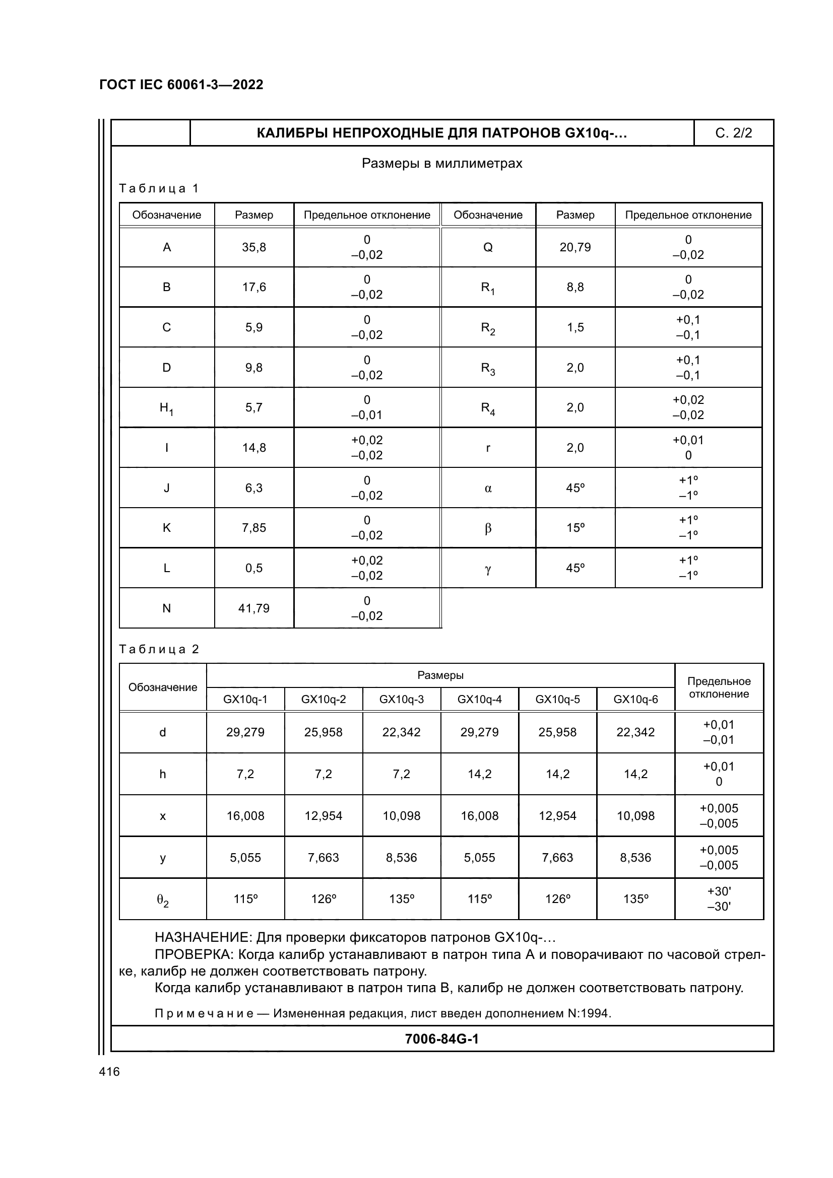 ГОСТ IEC 60061-3-2022
