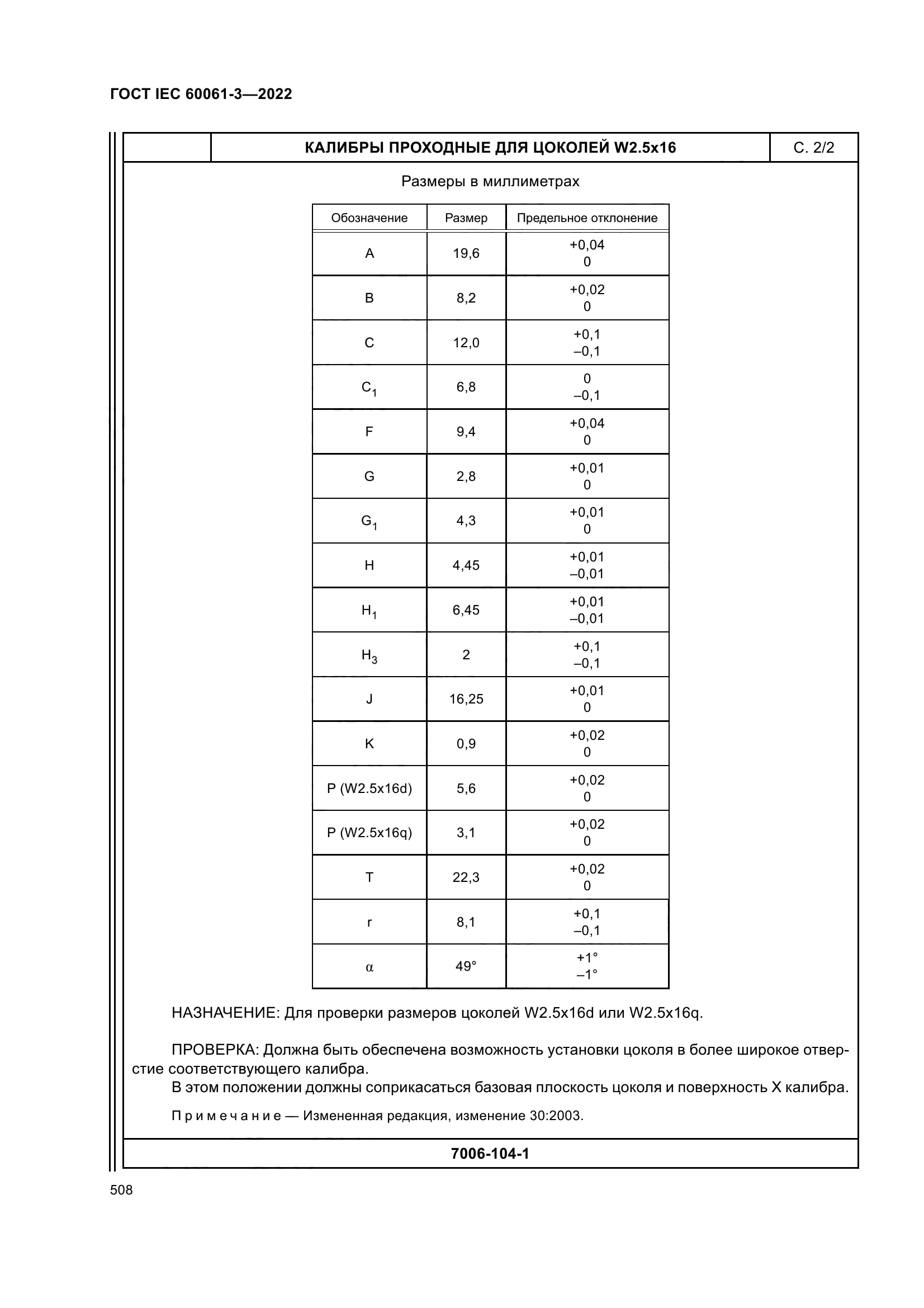 ГОСТ IEC 60061-3-2022