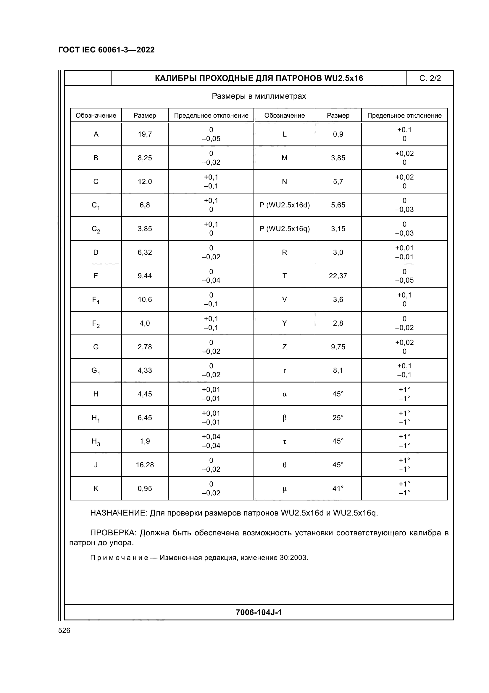 ГОСТ IEC 60061-3-2022
