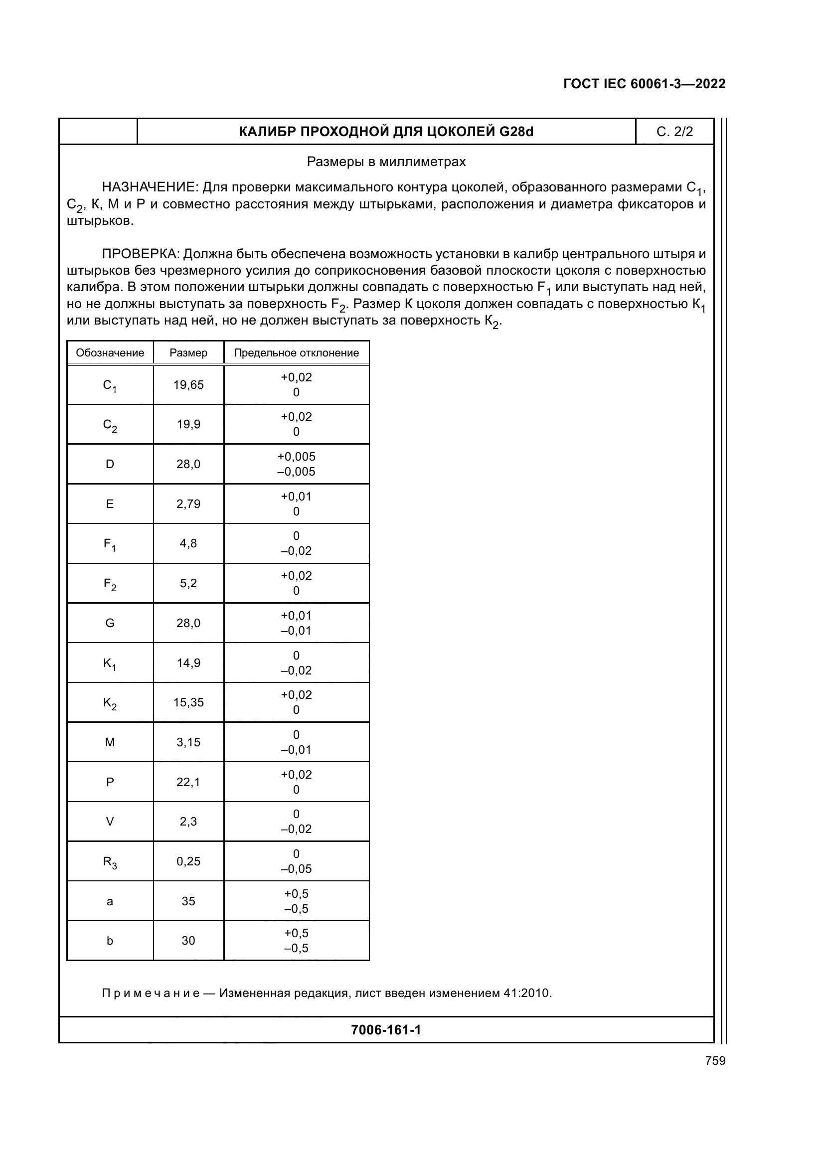 ГОСТ IEC 60061-3-2022
