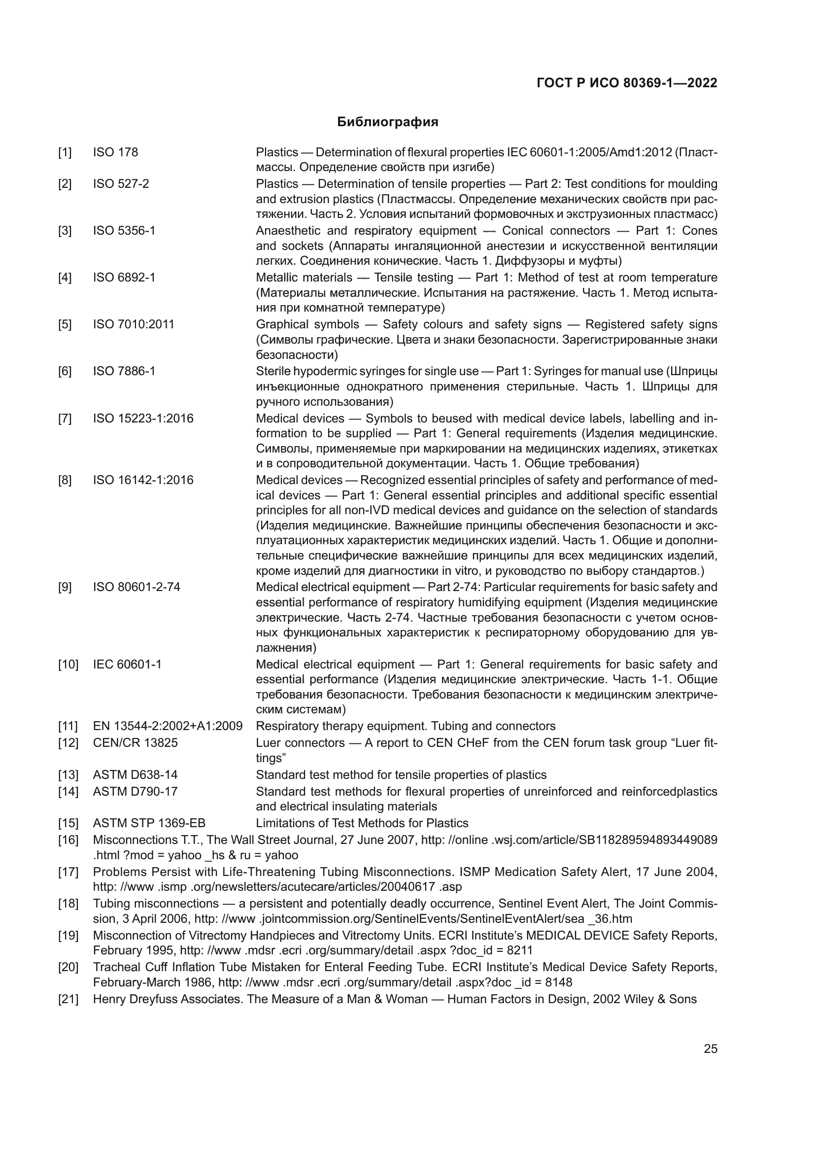 ГОСТ Р ИСО 80369-1-2022