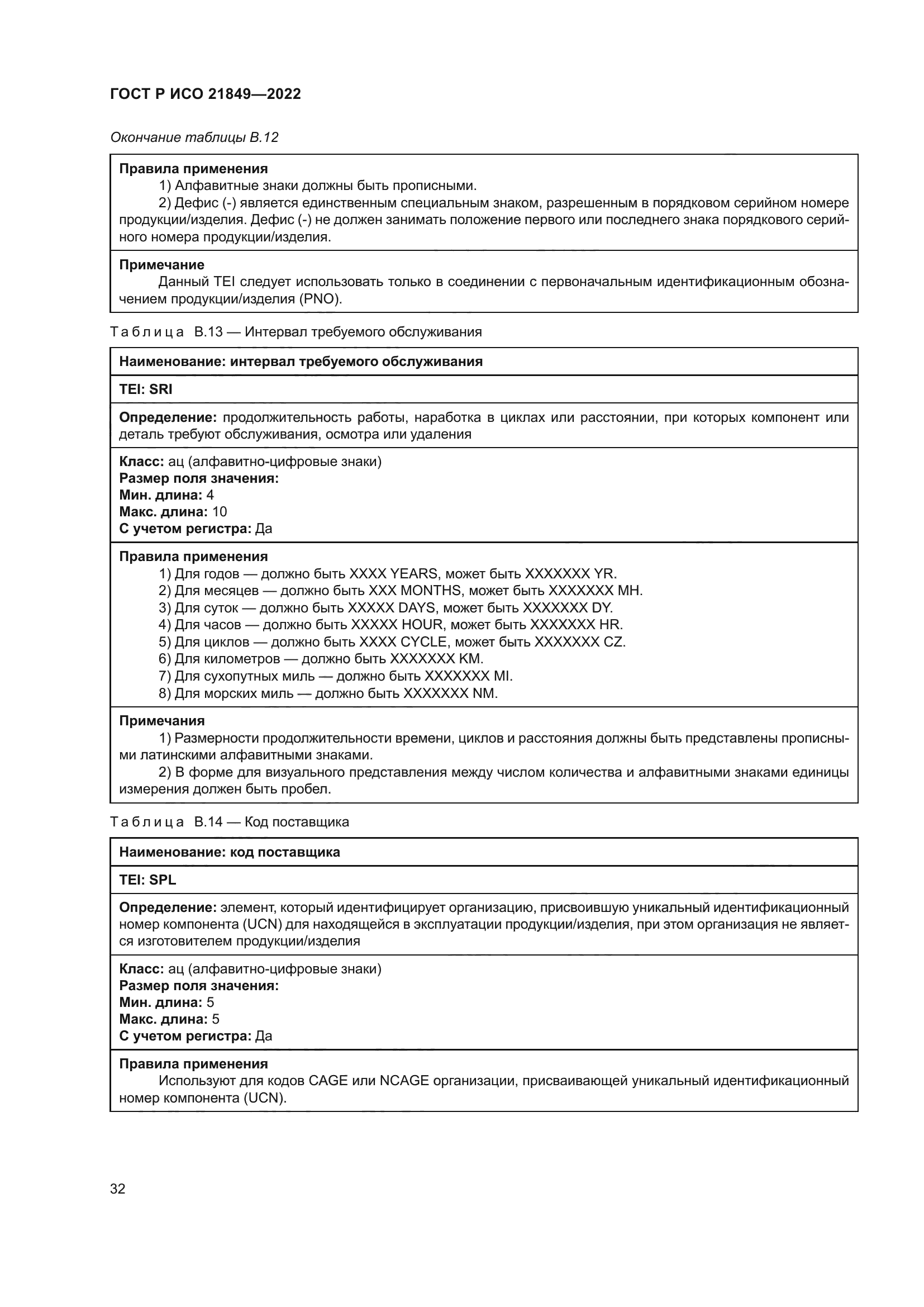 ГОСТ Р ИСО 21849-2022