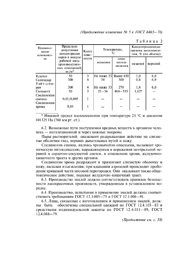 Изменение №5 к ГОСТ 6465-76