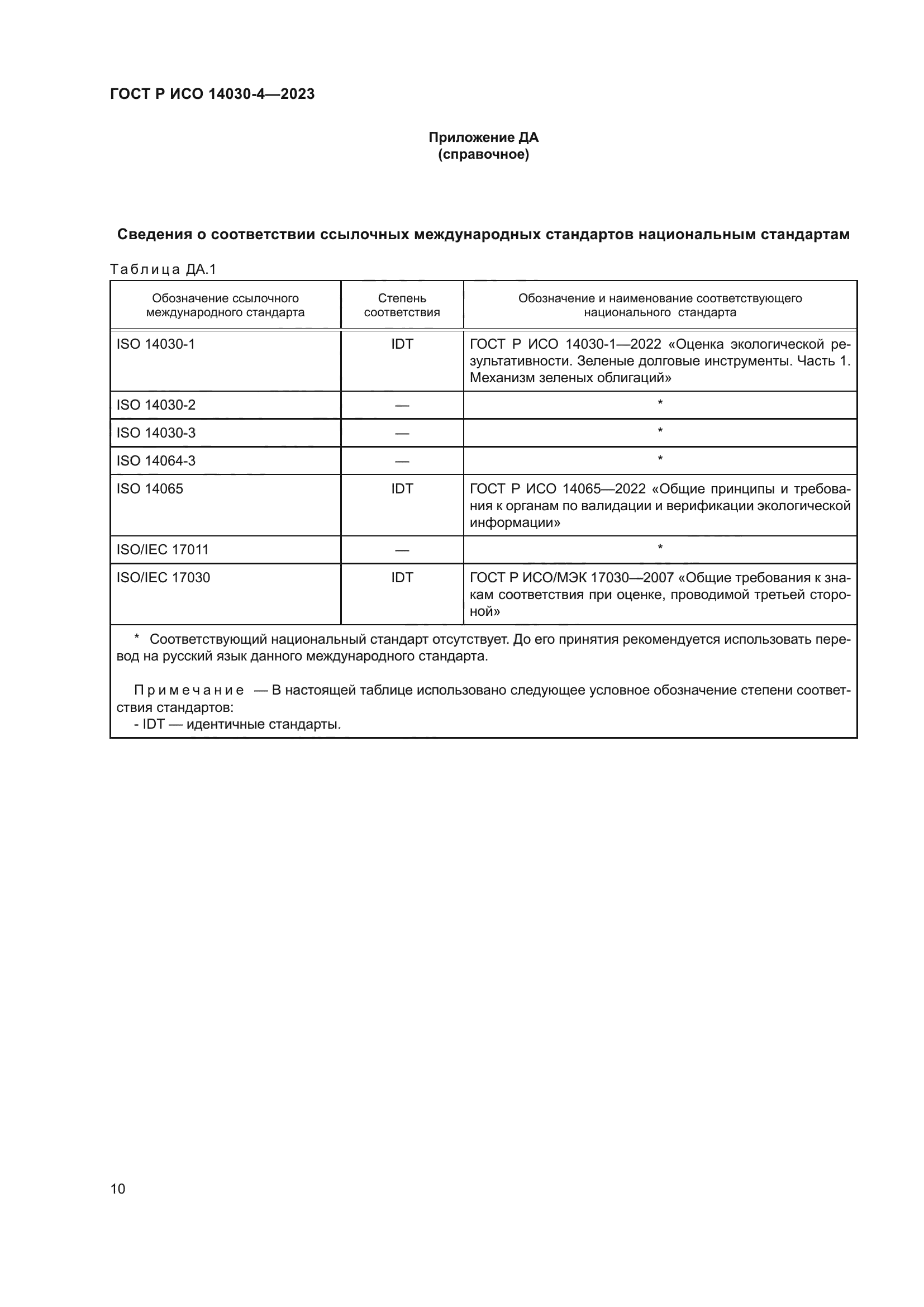 ГОСТ Р ИСО 14030-4-2023