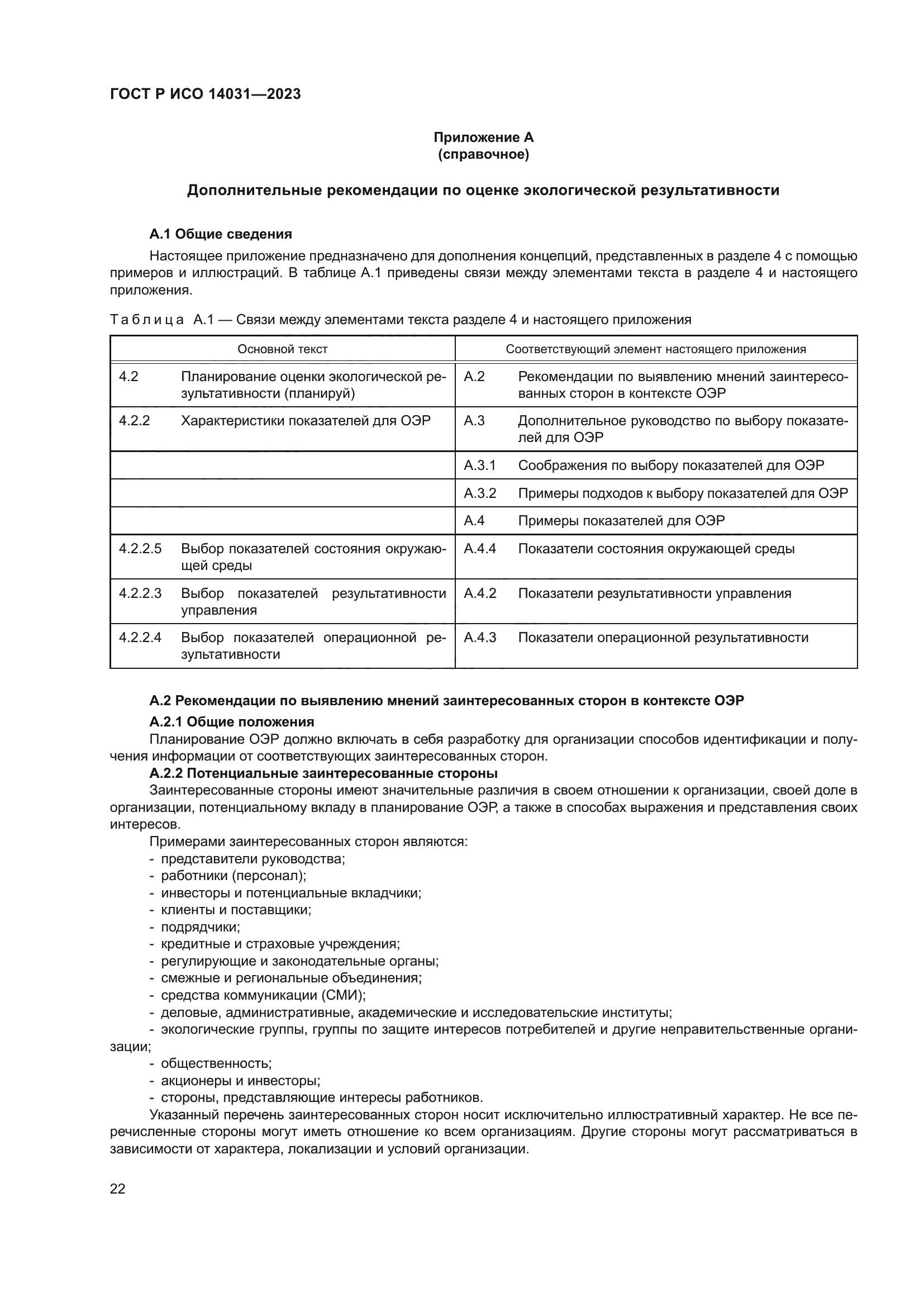 ГОСТ Р ИСО 14031-2023