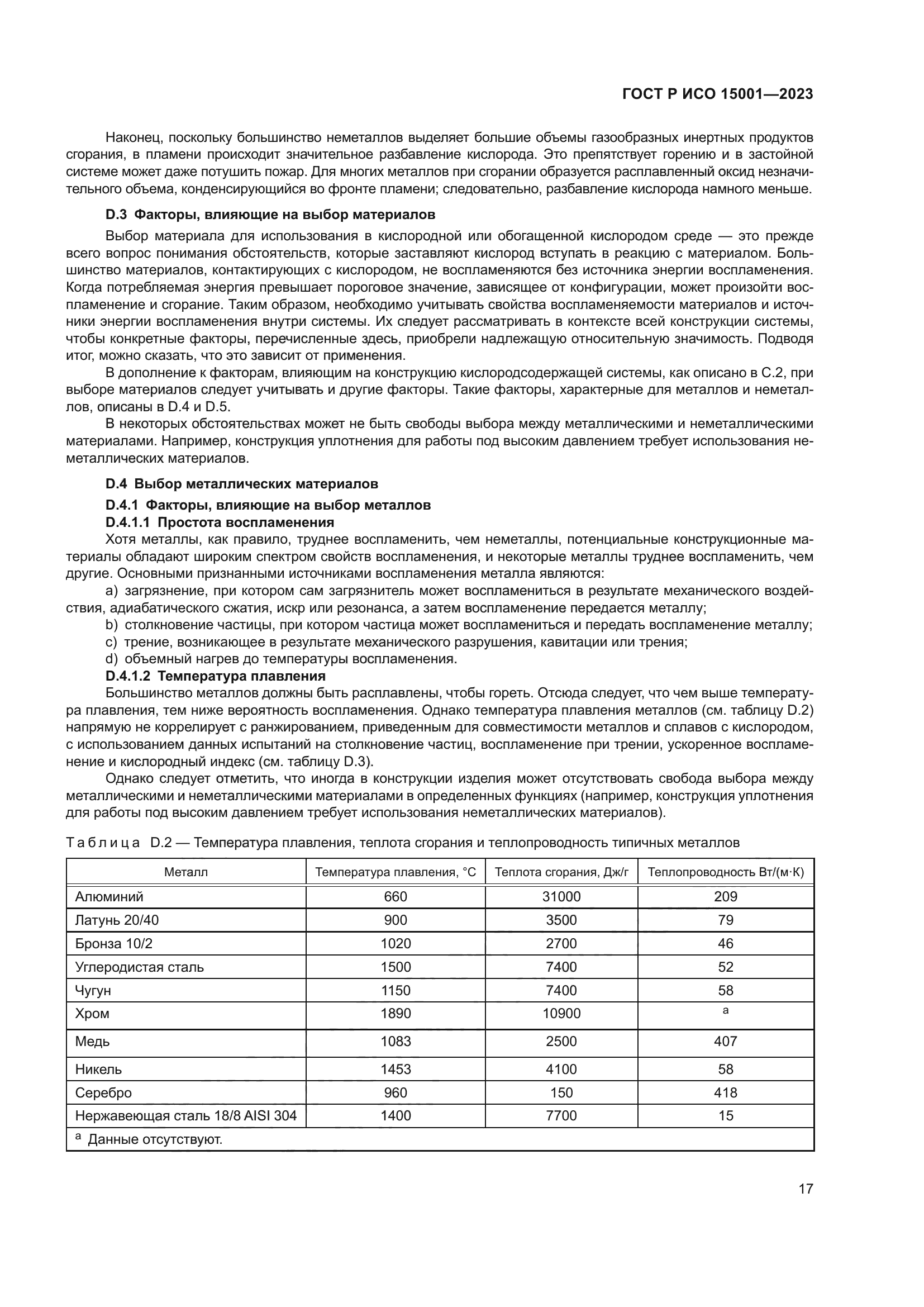 ГОСТ Р ИСО 15001-2023