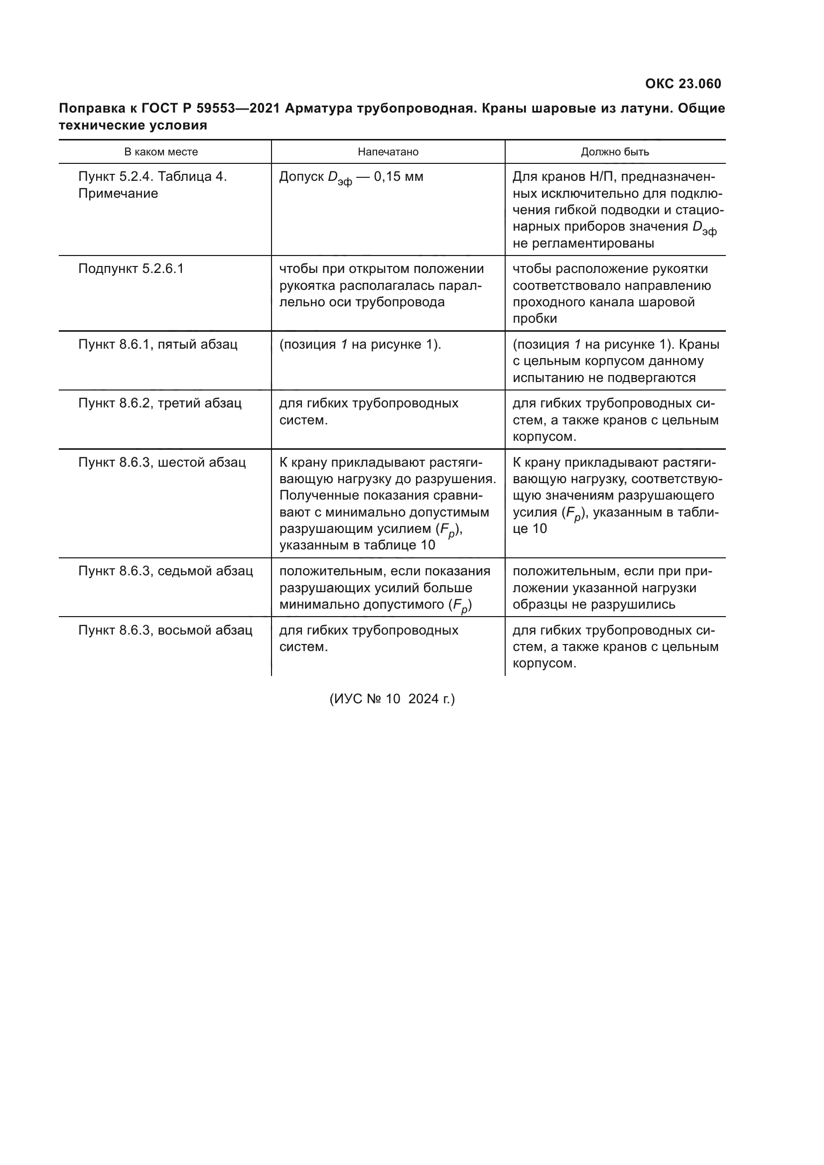 Поправка к ГОСТ Р 59553-2021