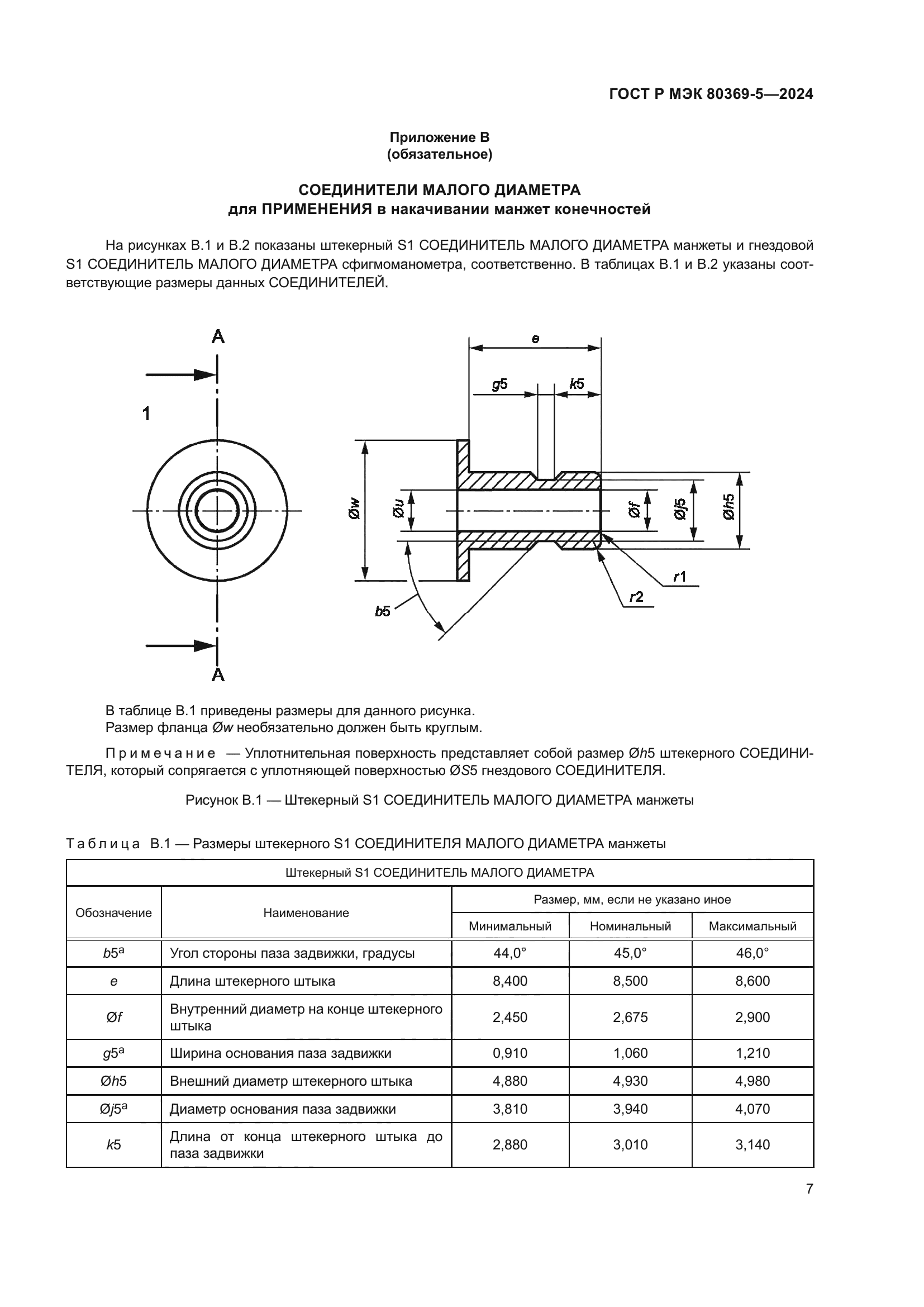 ГОСТ Р МЭК 80369-5-2024