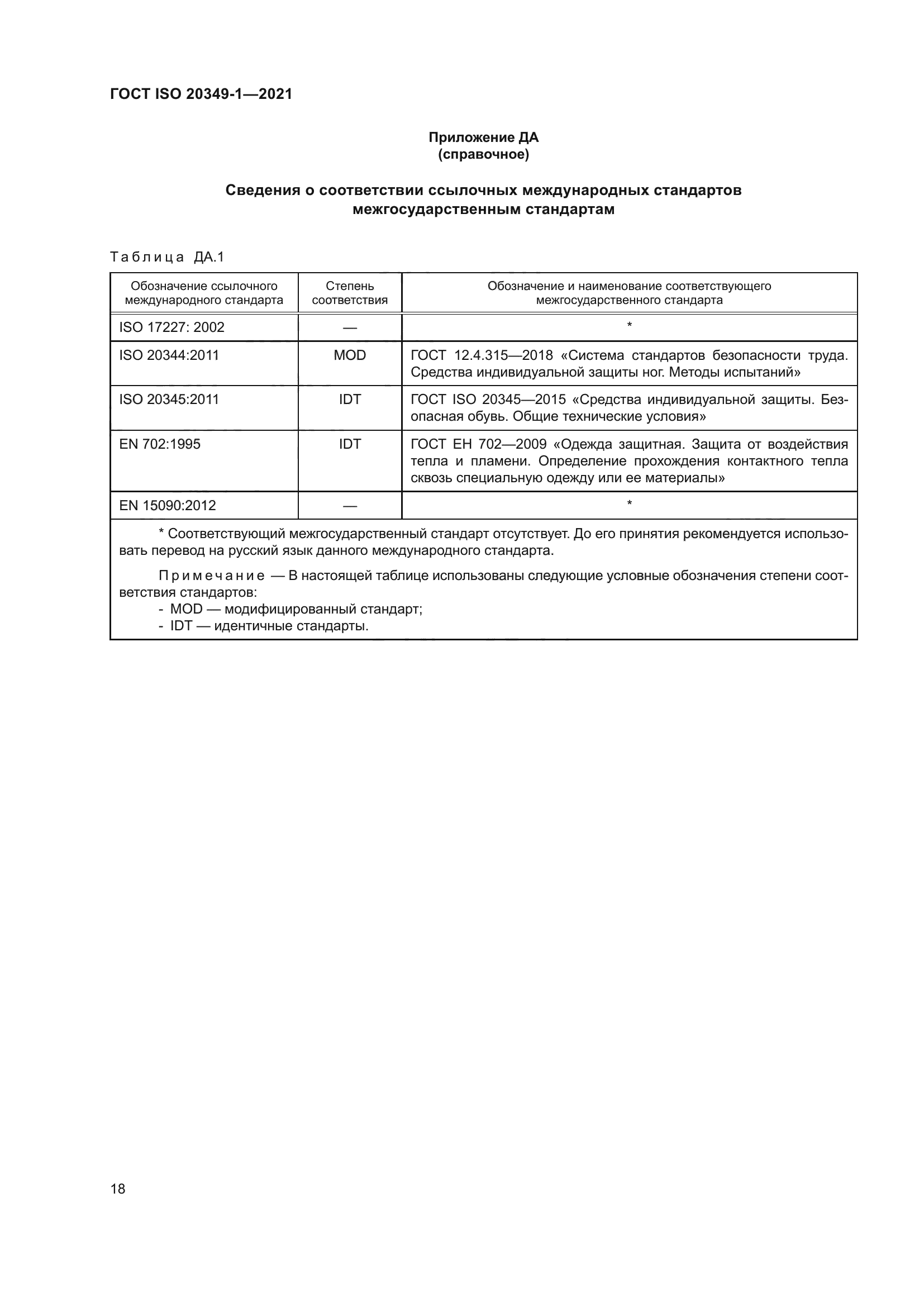 ГОСТ ISO 20349-1-2021