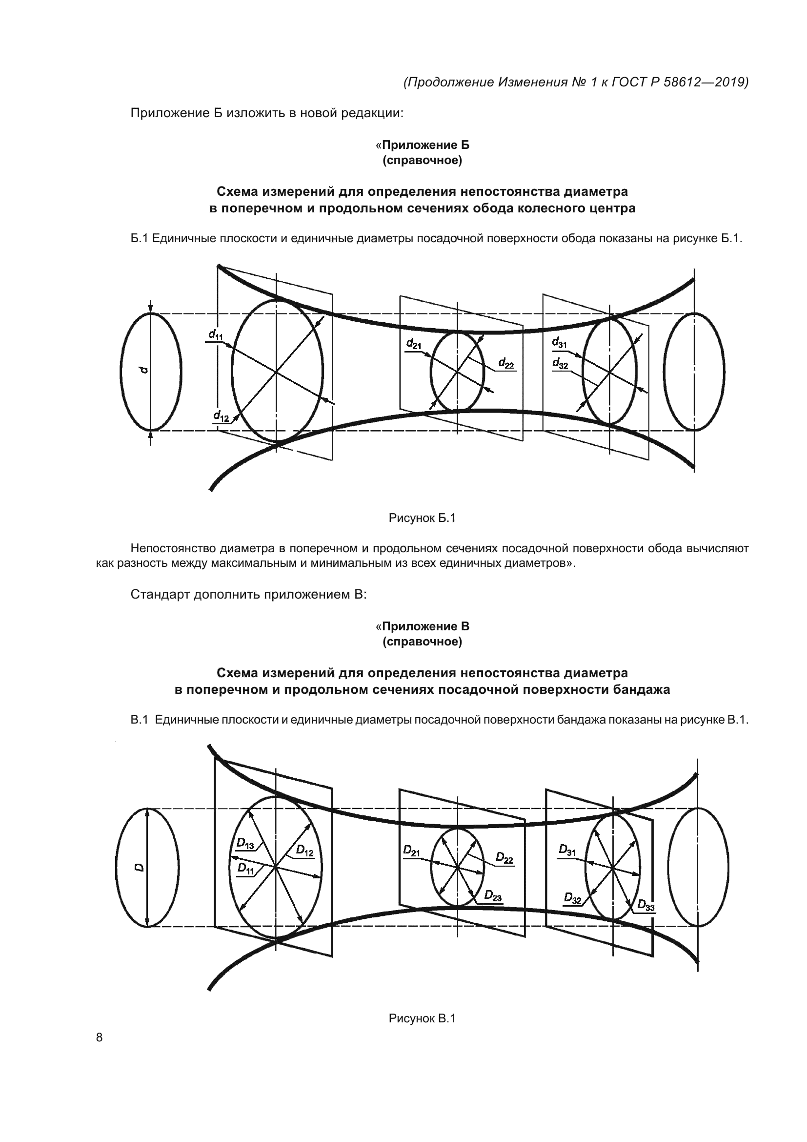 Изменение №1 к ГОСТ Р 58612-2019