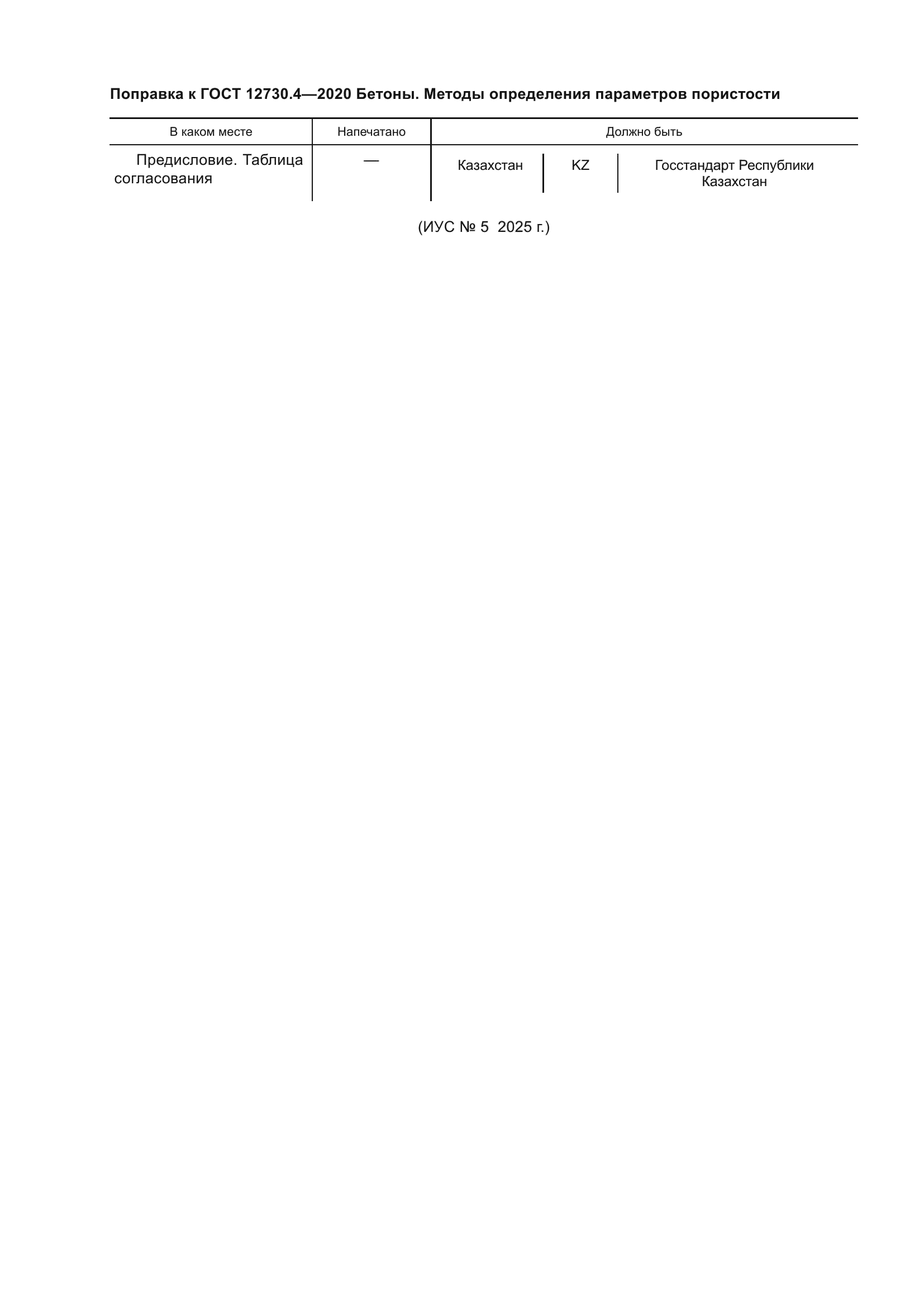 Поправка к ГОСТ 12730.4-2020