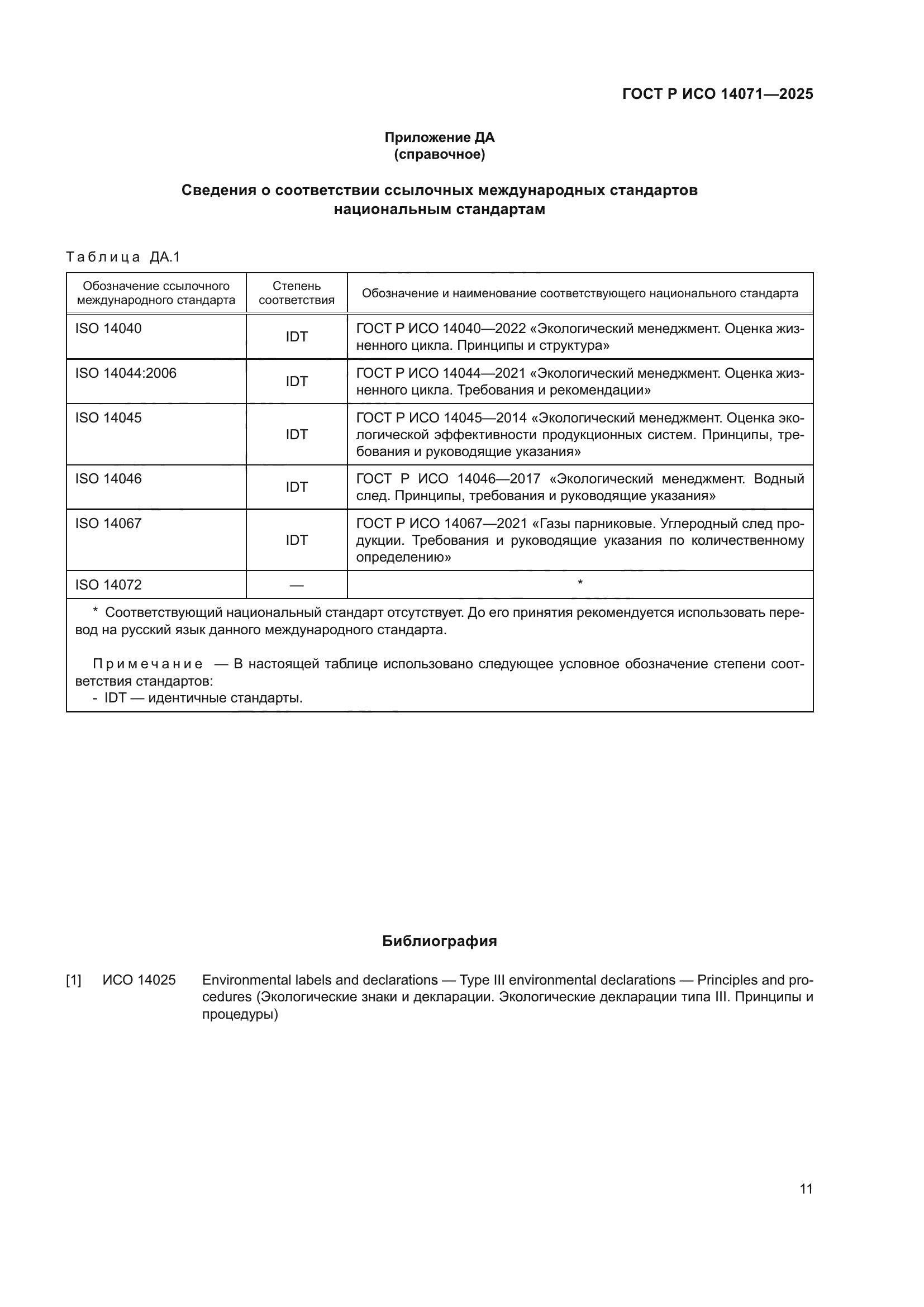 ГОСТ Р ИСО 14071-2025